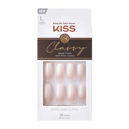 KISS Classy Nails - Be-you-tiful 28 Nails Glue On Long Length - Suthern Picker