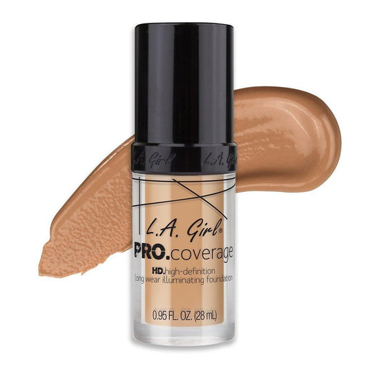 L.A. Girl Pro Coverage Liquid Foundation GLM644 Natural 0.95 Fl Oz - Suthern Picker