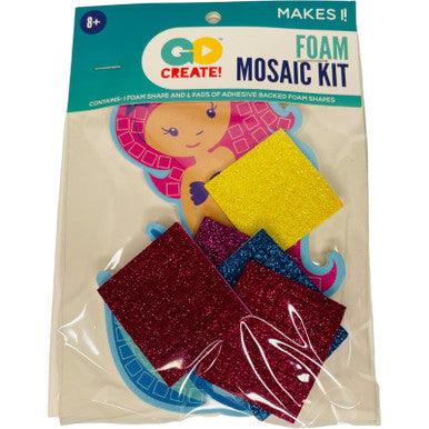 New Image Group Foam Mosaic Kit Mermaid Go Create Ages 8+ - Suthern Picker