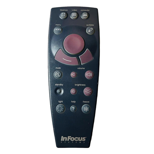 In Focus 340-0240-01 Genuine Projector Remote Control Tested Works NO BACK - Suthern Picker