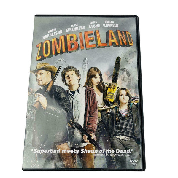 Zombieland DVD 2010 Woody Harrelson Jesse Eisenberg Emma Stone Abigail Breslin - Suthern Picker