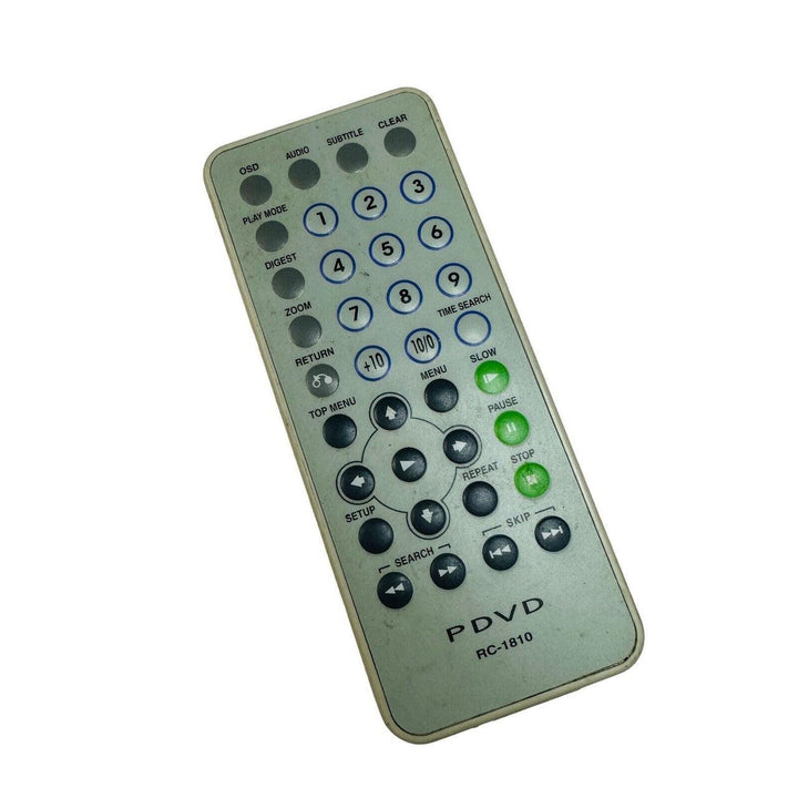 PDVD RC-1810 Portable DVD Player Remote Control White Fully Working - Suthern Picker