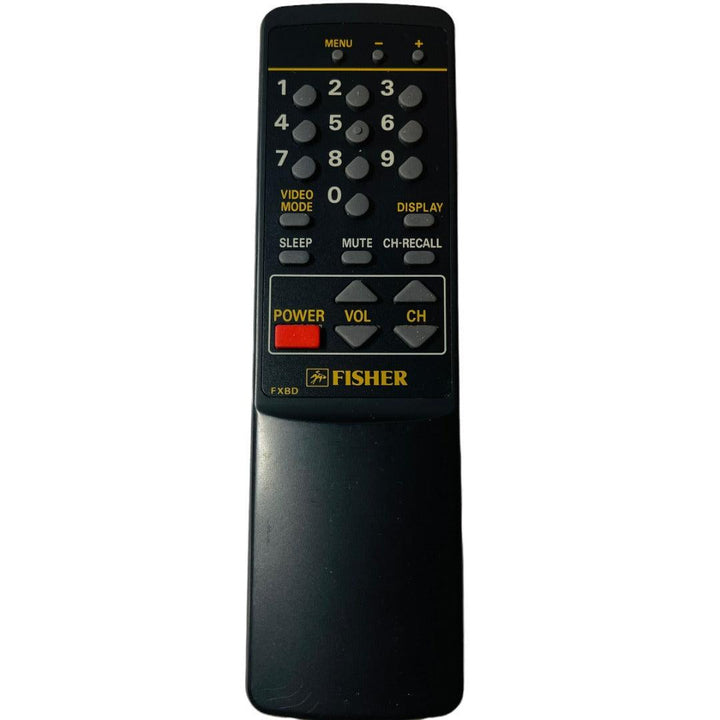 Fisher FXBD Genuine TV Video Remote Control Tested Works NO BACK - Suthern Picker