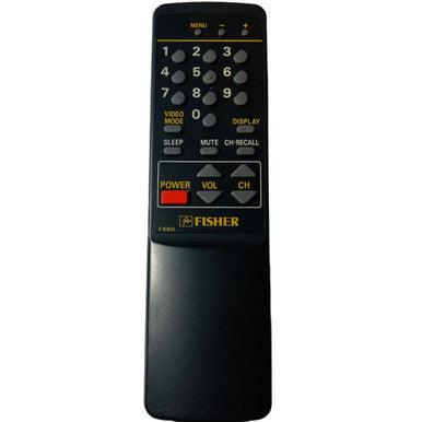 Fisher FXBD Genuine TV Video Remote Control Tested Works NO BACK - Suthern Picker