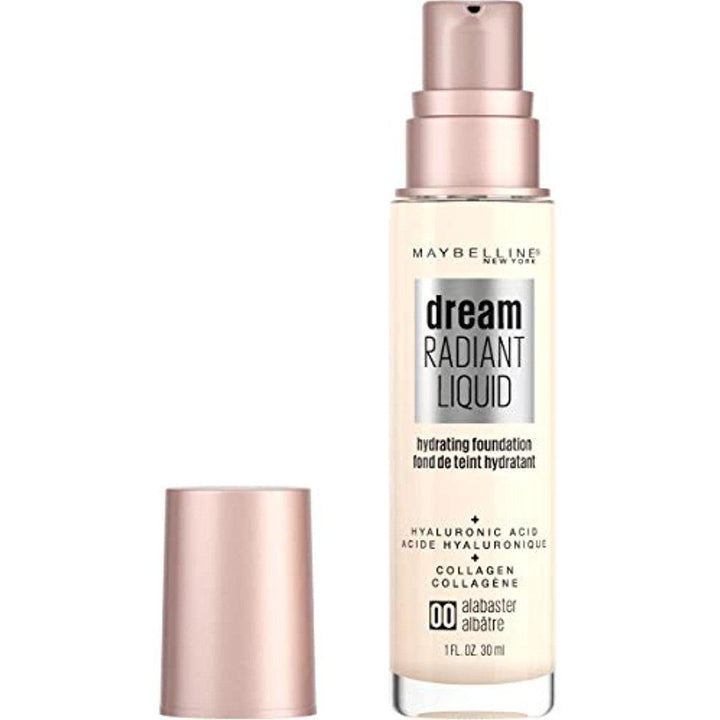 Maybelline Dream Radiant Liquid Lightweight Liquid Foundation Alabaster 00 - Suthern Picker