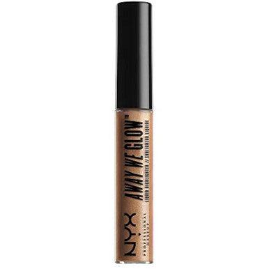 NYX Professional Makeup Away We Glow Liquid Highlighter Gold Rush 0.22 Ounce - Suthern Picker