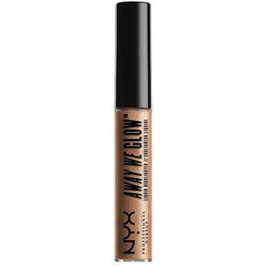 NYX Professional Makeup Away We Glow Liquid Highlighter Gold Rush 0.22 Ounce - Suthern Picker