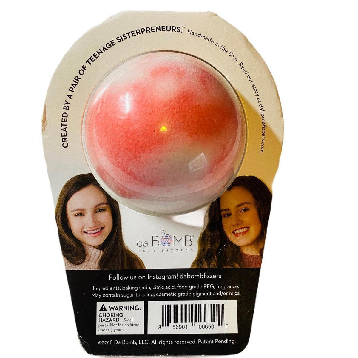 Da Bomb Bath Fizzer Love Bomb Gardenia With Surprise Inside - Suthern Picker