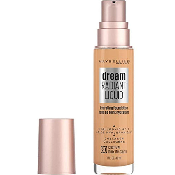 Maybelline Dream Radiant Liquid Lightweight Liquid Foundation Cashew 80 - Suthern Picker