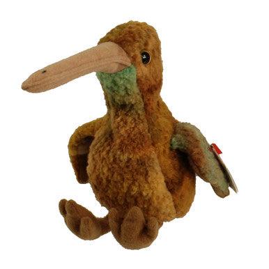 Ty Beanie Baby Beak The Kiwi Bird Stuffed Animal Plush With Tag 1998 - Suthern Picker