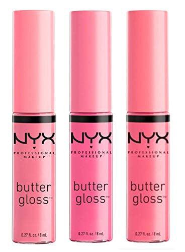 NYX Cosmetics Butter Lip Gloss Eclair Merengue & Vanilla Cream Pie BLGO2 1 Pack - Suthern Picker