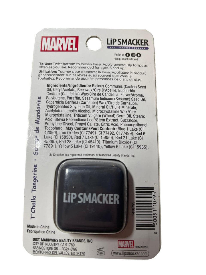 Marvel Black Panther Lip Smacker Cube Keychain Clip T’Challa Tangerine - Suthern Picker