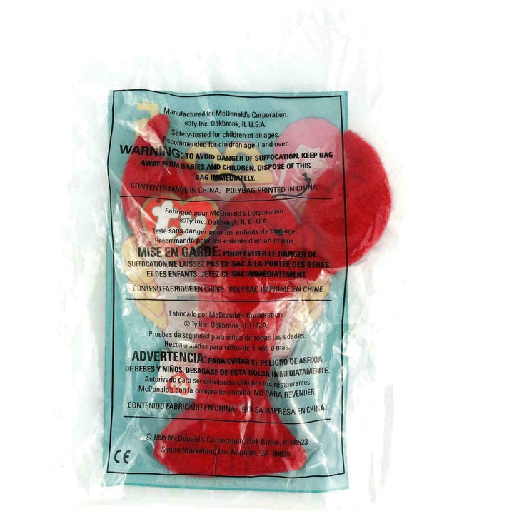 McDonald's Ty Pinchers #5 Beanie Baby 1998 New In Package - Suthern Picker