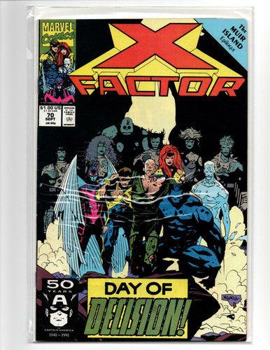 X Factor #70 September 1991 Day Of Decision Marvel Comics Comic Book Muir Island - Suthern Picker