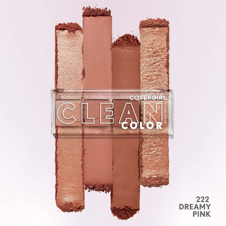 COVERGIRL Clean Fresh Color Clean Eyeshadow Dreamy Pink 222
