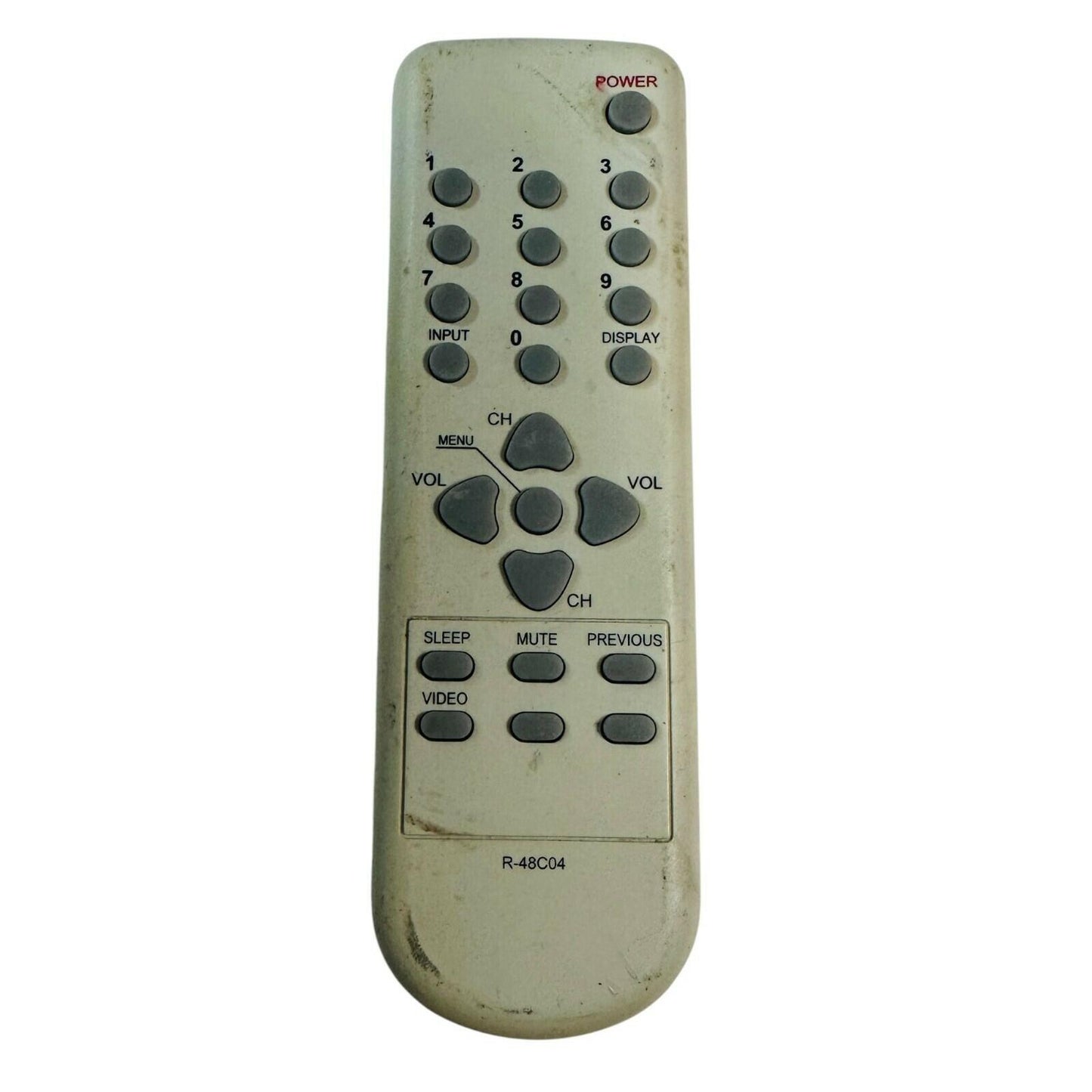 Daewoo R-48C04 Remote Control Replacement For TV/DVD