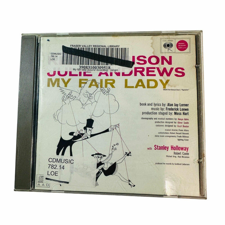 My Fair Lady Original Soundtrack CD With Rex Harrison & Julie Andrews