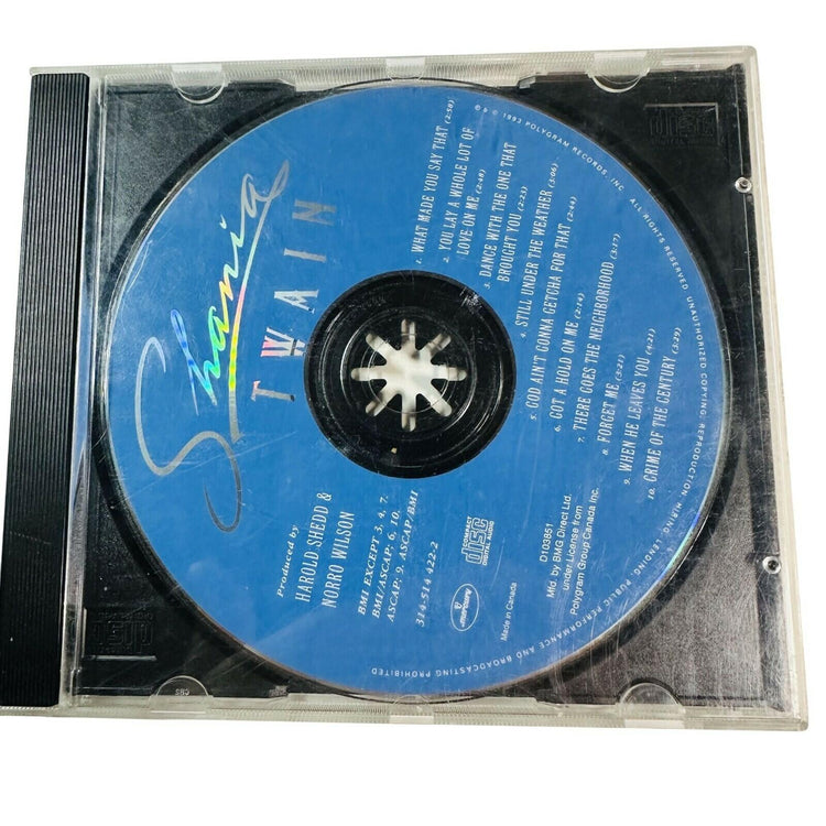 Shania Twain CD Self-Titled Album 1993 Polygram Records Harold Shedd N Wilson