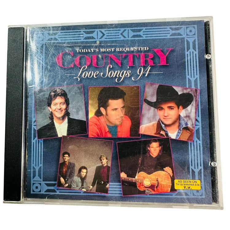 Todays Most Requested Country Love Songs 94 CD Album