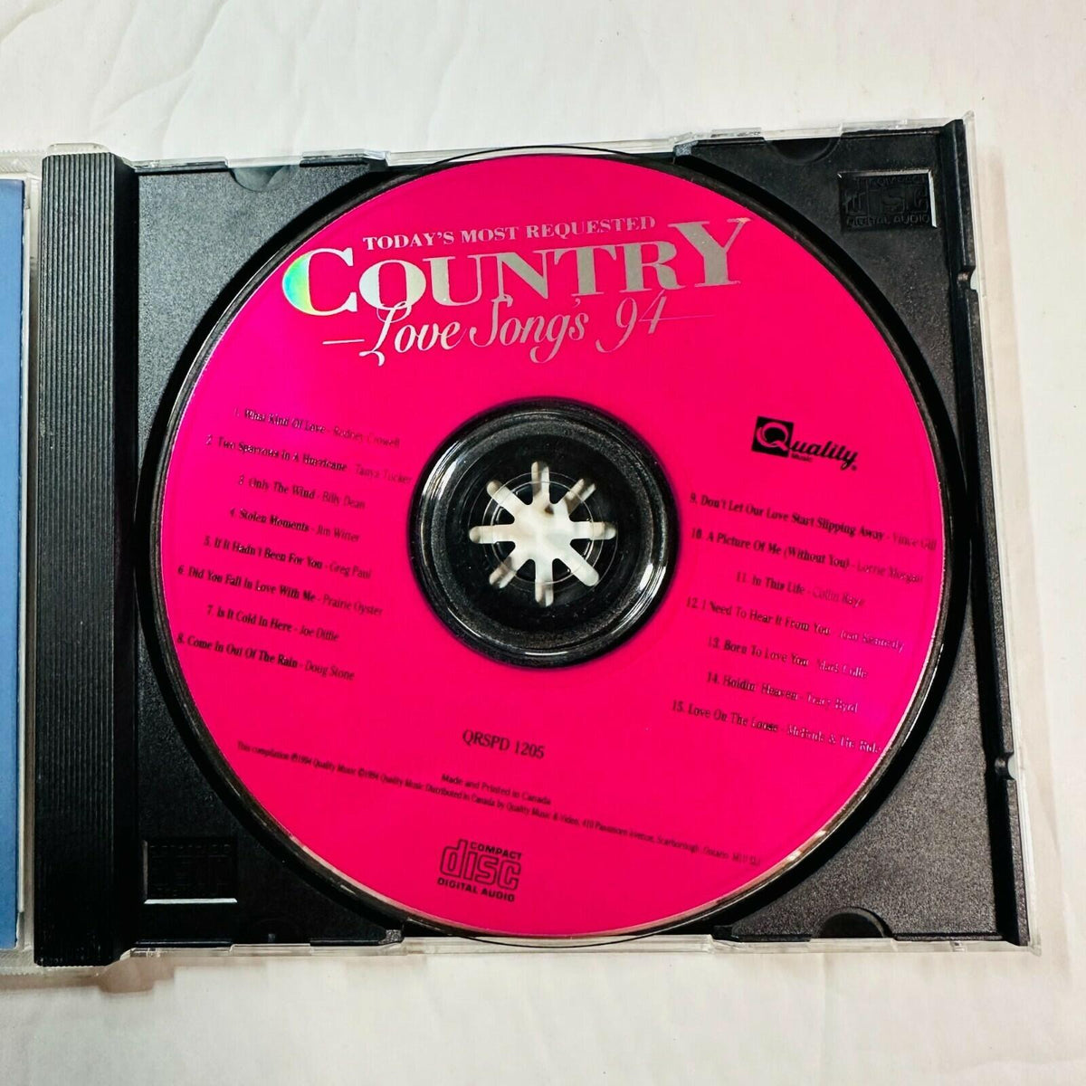 Todays Most Requested Country Love Songs 94 CD Album