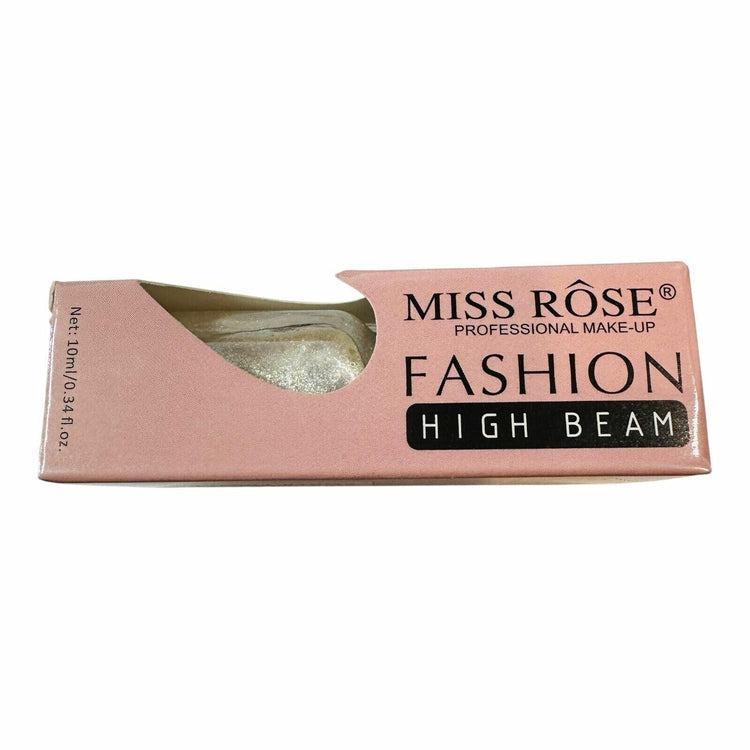 Miss Rose Fashion High Beam Highlighter Makeup 10ml Lightweight Compact Pink 03
