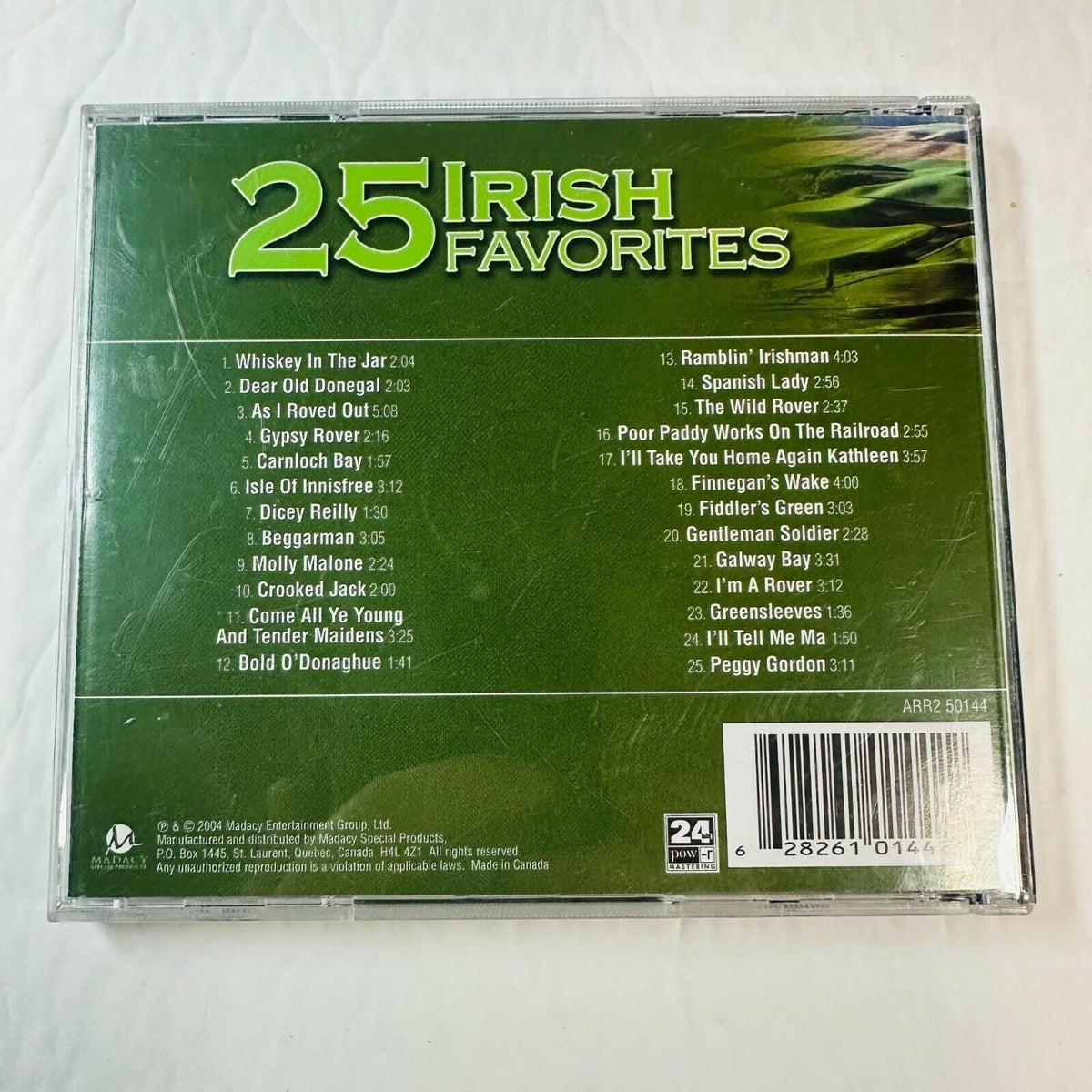 25 Irish Favorites Music CD By Countdown Singers Volume 1 DISC 1 ONLY