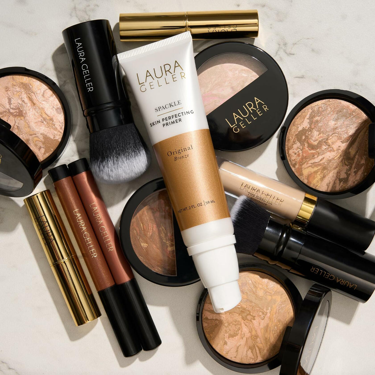 LAURA GELLER NEW YORK Foundation Porcelain Build Sheer to Light Coverage Satin