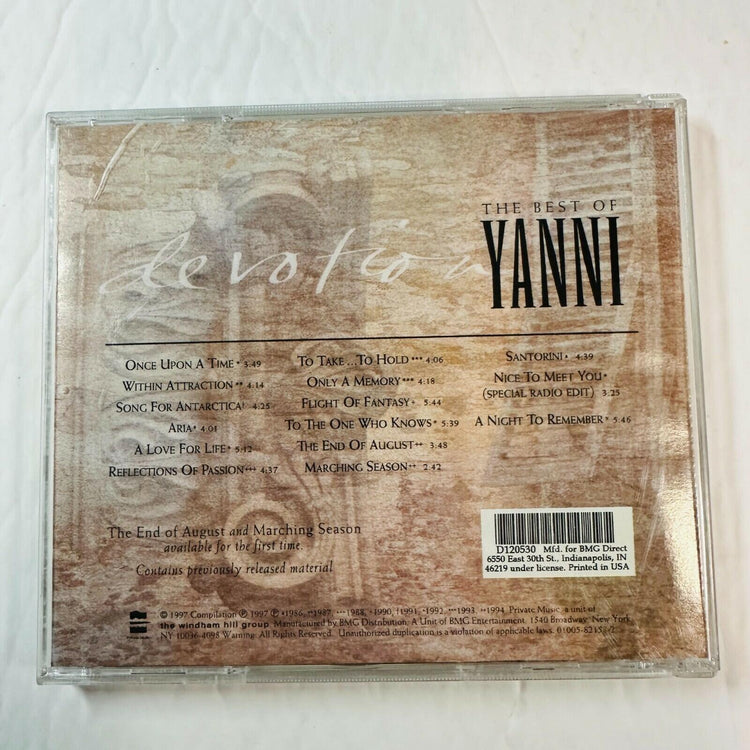 The Best Of Yanni Devotion CD Album BMG Direct
