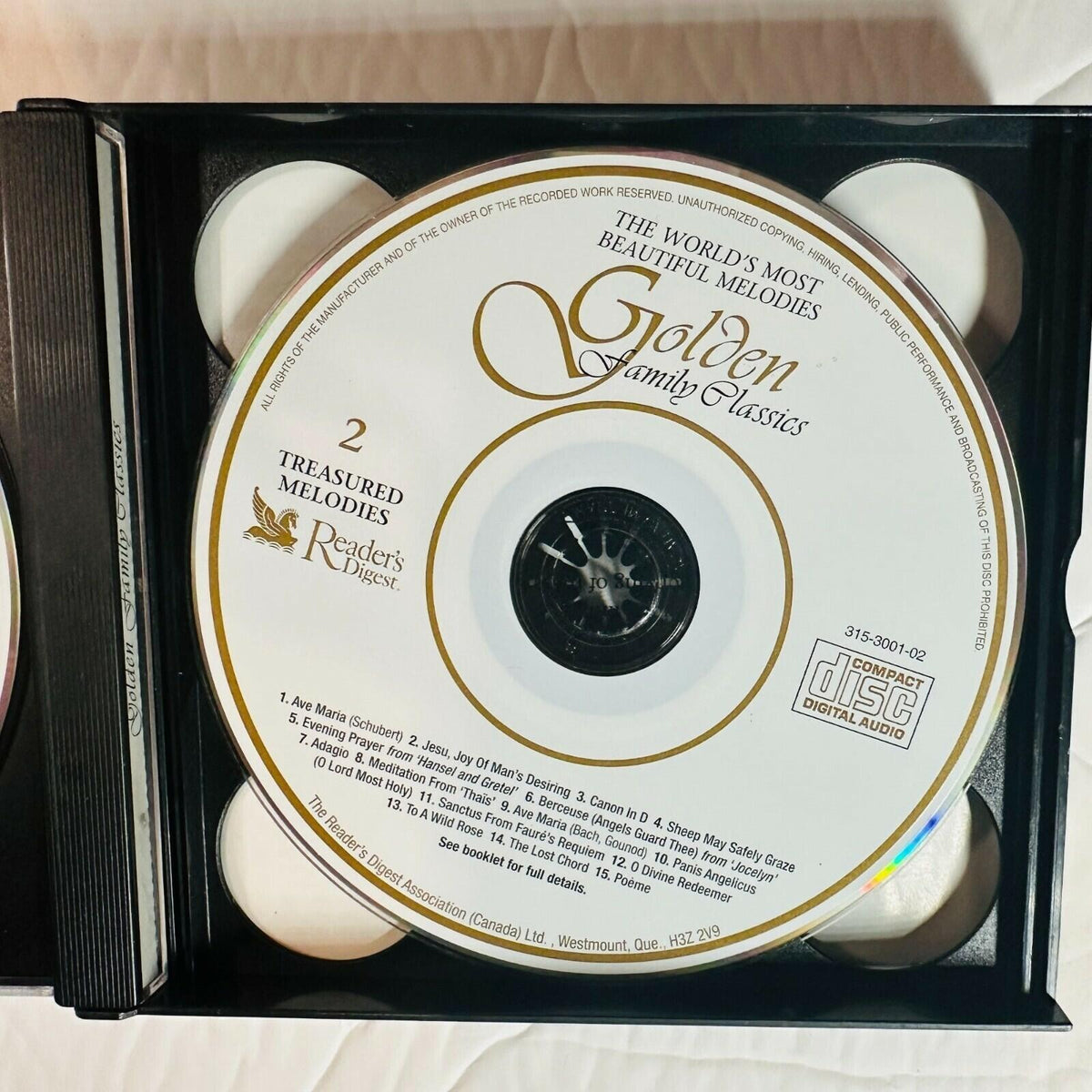 Golden Family Classics 3-CD Set By Readers Digest