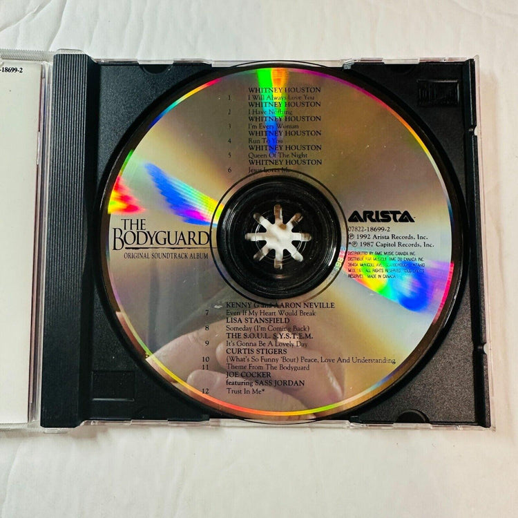 The Bodyguard Original Soundtrack Album CD Whitney Houston Kevin Costner