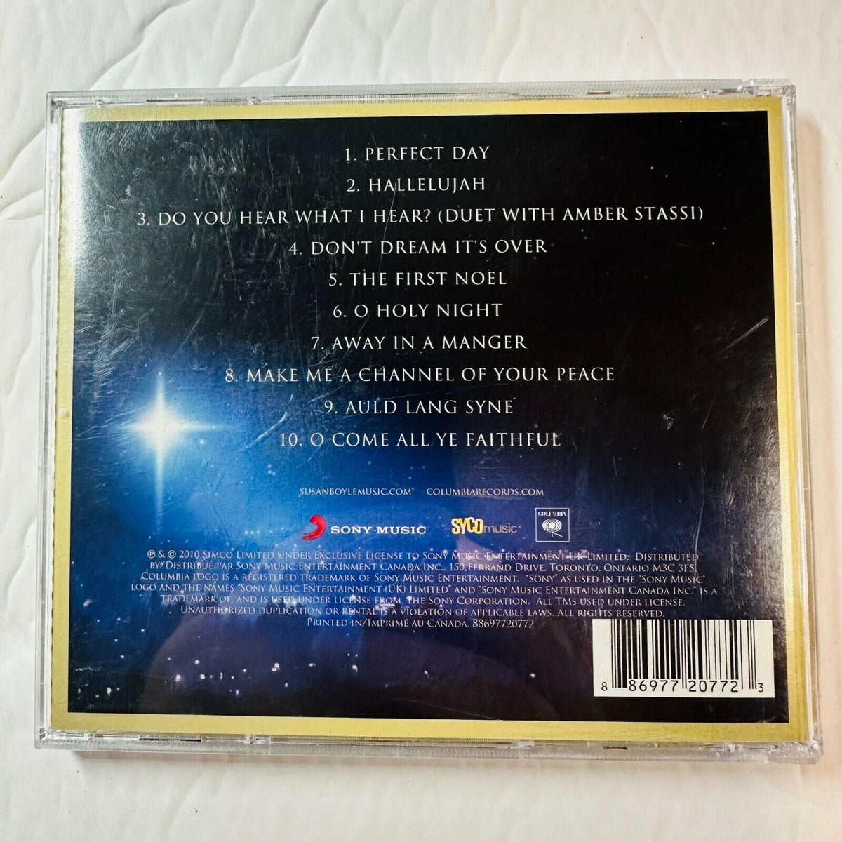 Susan Boyle The Gift CD Album 2010 Sony Music