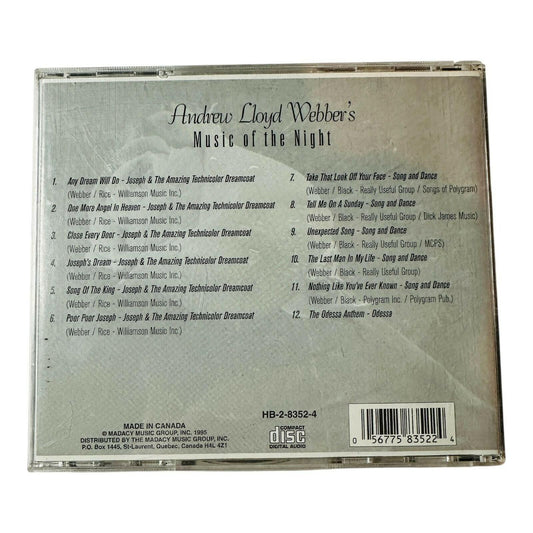 Andrew Lloyd Webber "Music Of The Night" CD Disc 4 HB-2-8352-4