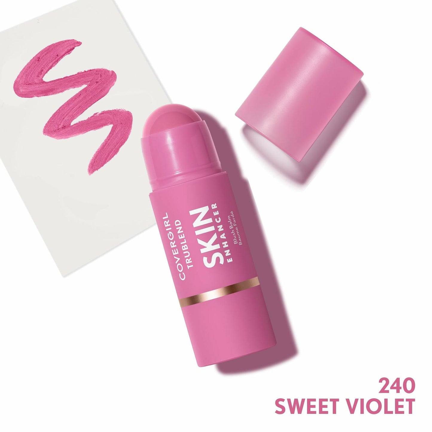 CoverGirl Trublend Skin Enhancer Blush Balm Stick 240 Sweet Violet 0.21oz