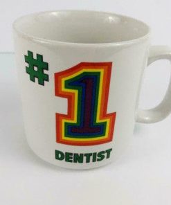 #1 Dentist Coffee Mug Cup Papel White 10 Oz. - Suthern Picker