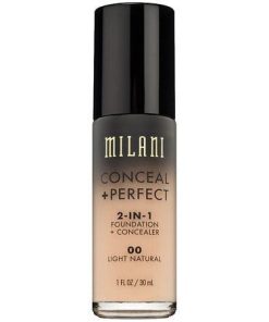 Milani Conceal + Perfect 2-in-1 Foundation + Concealer Liquid Foundation #00 Light Natural - Suthern Picker