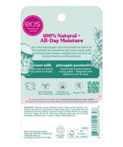 eos 100% Natural Lip Balm Coconut Milk and Pineapple Passionfruit 0.14 oz 2 Pack - Suthern Picker