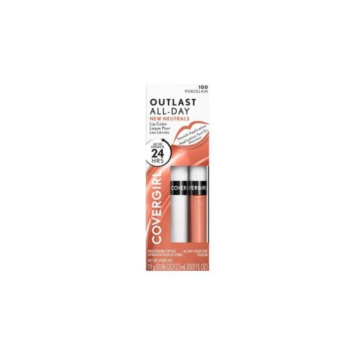 COVERGIRL Outlast All-Day New Neutrals Lip Color with Moisturizing Topcoat #100 Porcelain