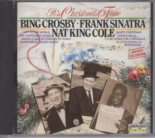 It's Christmas Time Bing Crosby Frank Sinatra Nat King Cole Music CD (1991)