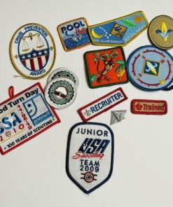 Cub Boy Scout Patches Lot Of 14 Zoo Turn Day Outdoor USA Shooting Recruiter - Suthern Picker