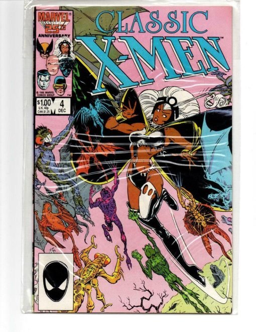 Classic X-Men #4 December 1986 Marvel Comics Comic Book 25th Anniversary - Suthern Picker