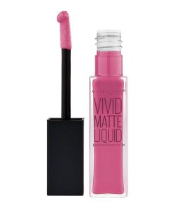 Maybelline NY Color Sensational Vivid Matte Liquid Lipstick Twisted Tulip #12 - Suthern Picker