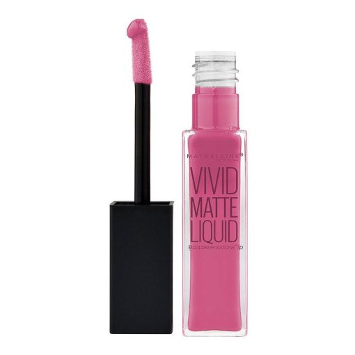 Maybelline NY Color Sensational Vivid Matte Liquid Lipstick Twisted Tulip #12 - Suthern Picker
