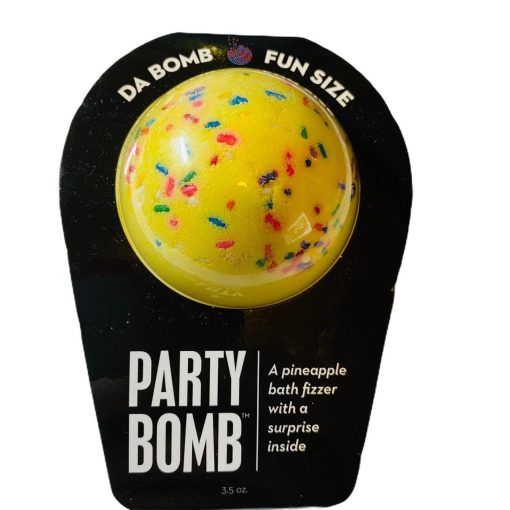 Da Bomb Bath Fizzer Party Bomb Pineapple With Surprise Inside 3.5oz - Suthern Picker