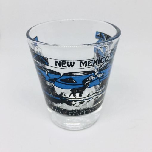 New Mexico Collectible Shot Glass Indian Pottery - Suthern Picker