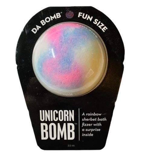 Da Bomb Bath Fizzer Unicorn Bath Soak Fun Size Rainbow Sherbert Surprise Inside - Suthern Picker