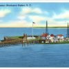 Old Fort Sumter Charleston Harbor South Carolina Vintage Linen Postcard Standard - Suthern Picker