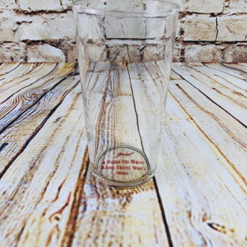 Jacuzzi Vintage Collector Glass With Logo Slogan On Bottom 5 Inch Tall-4 - Suthern Picker