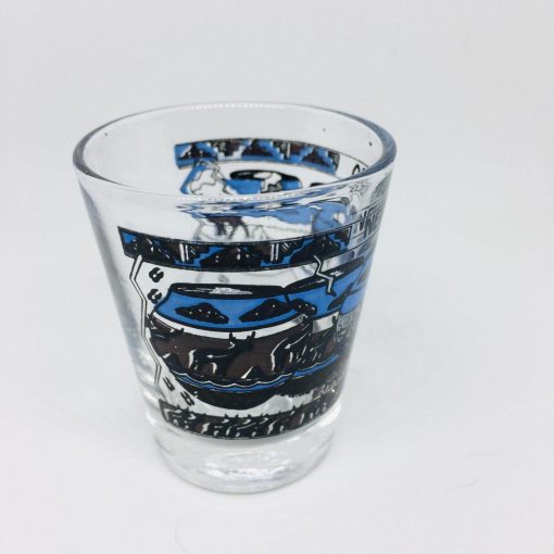 Colorado Collectible Shot Glass Blue Mountains Ram Ski - Suthern Picker