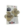 Lot Of 3 Scunci Brand 2 Pack Glam Bobby Pins Gold Silver NEW - Suthern Picker