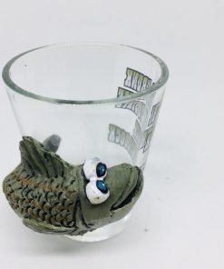 State Dock Collectible Shot Glass If Found Return To Outer Mounted Fish - Suthern Picker